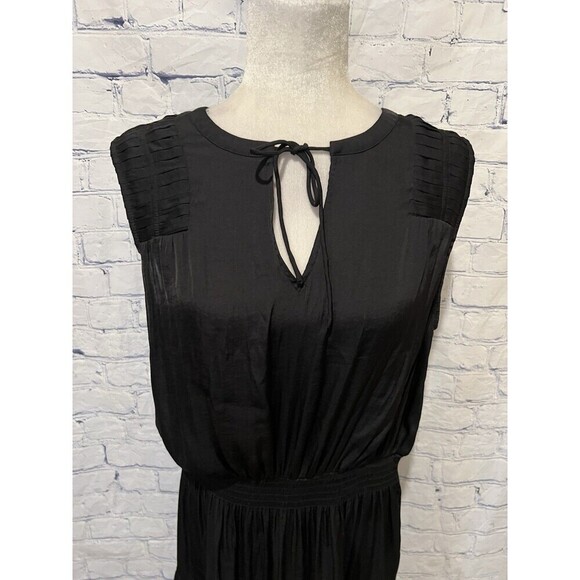 Simply Vera Wang V-Neck Black Dress With White Stripes Size XL - Picture 3 of 9
